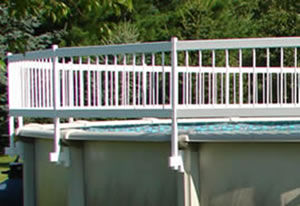 Vinyl Safety Fence for Above-Ground Swimming Pools