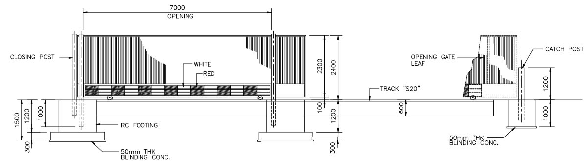 Double Leaf Swing Gate Details and Installation