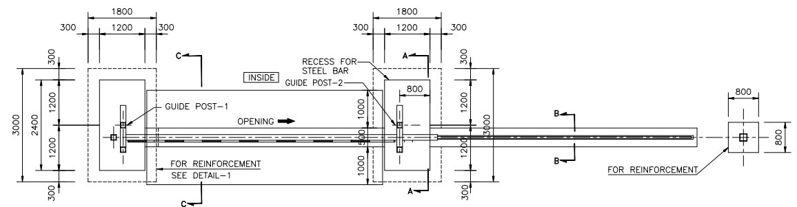 Gate Reinforcing Steel Details